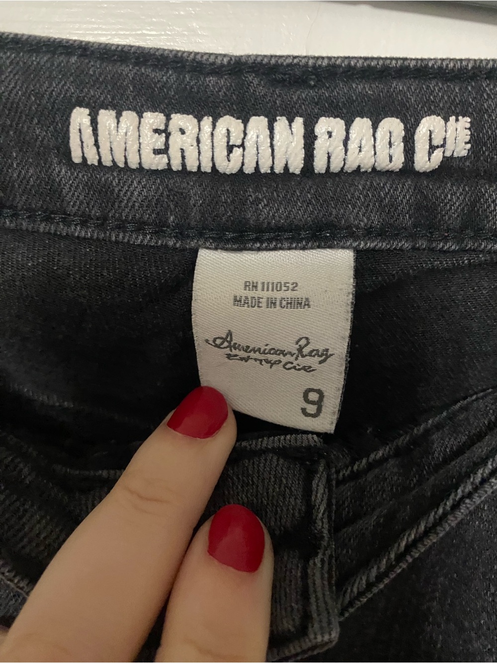 American Rag Black Ripped Skinny Jeans - Picture 3 of 3
